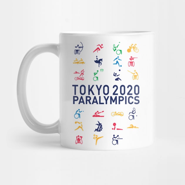 Tokyo 2020 Paralympics Games pictograms by Aldebaran